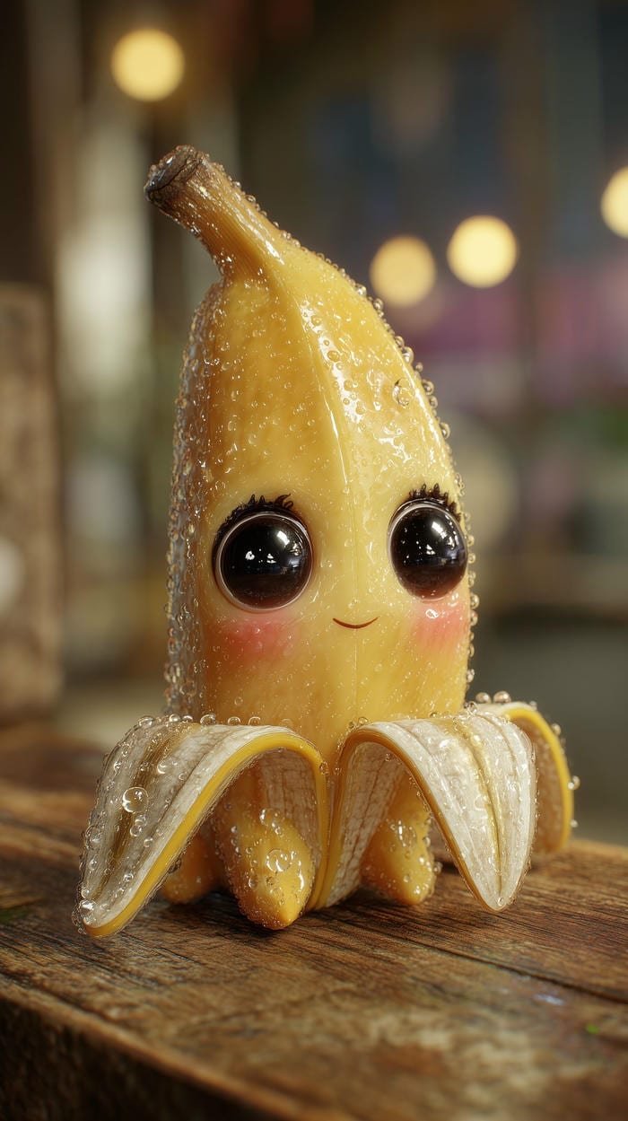 bức hình avatar chuối hài chibi