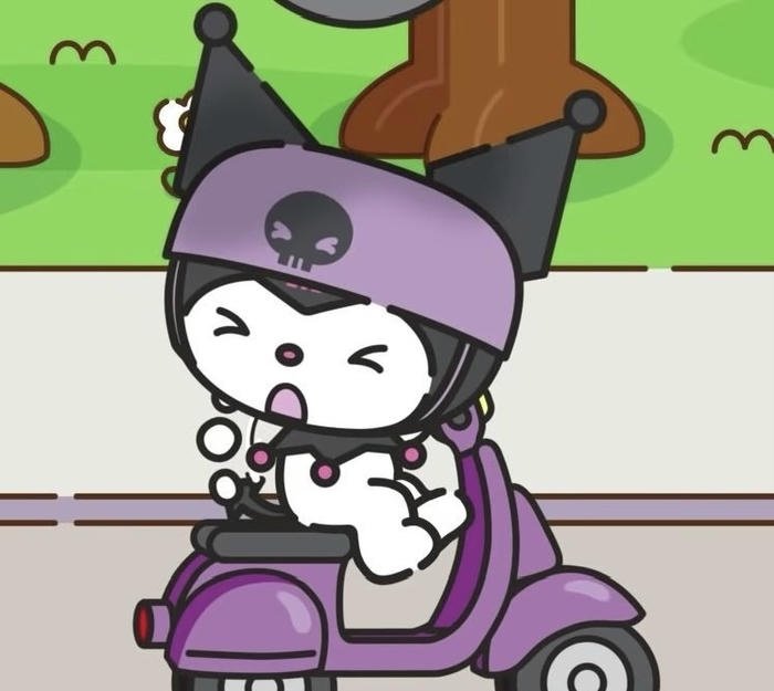 bức hình kuromi dùng làm ảnh đại diện