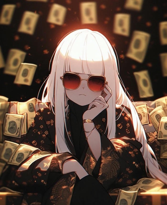 hình ảnh avatar anime cool nhìn nghiêng nhẹ