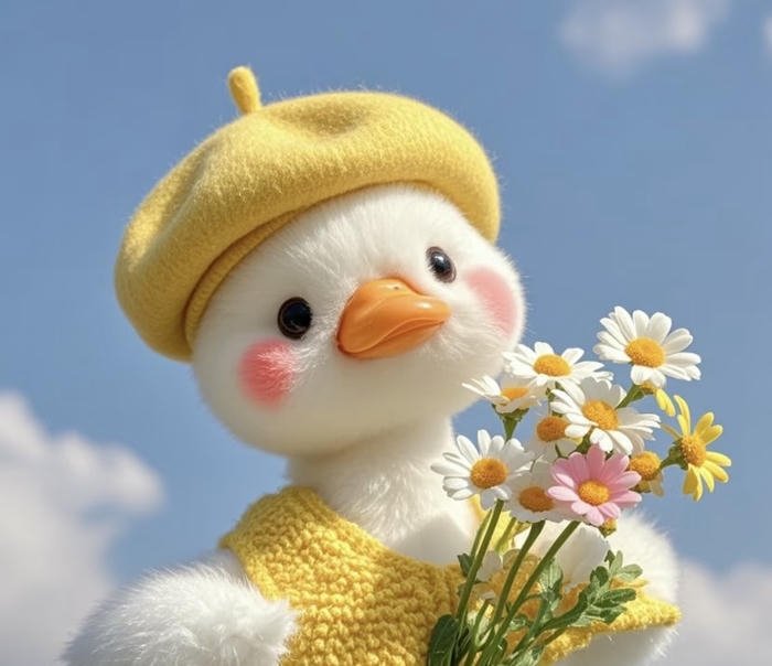 hình ảnh avatar vịt cute tinh tế