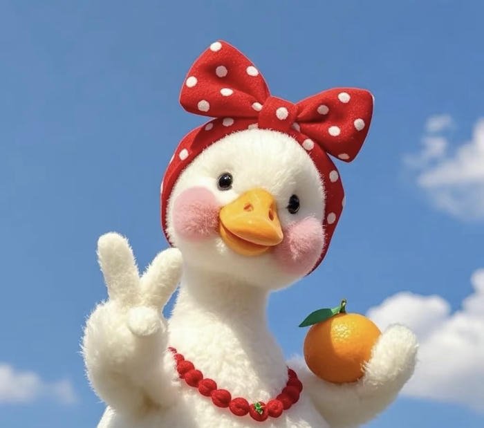 hình ảnh avatar vịt cute xinh