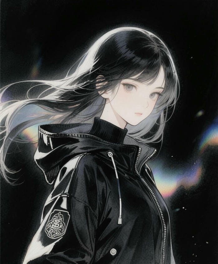 hình avatar anime cool nền trời đêm