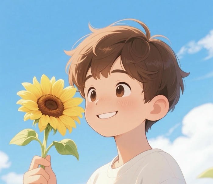 hình avatar hoa hướng dương tươi