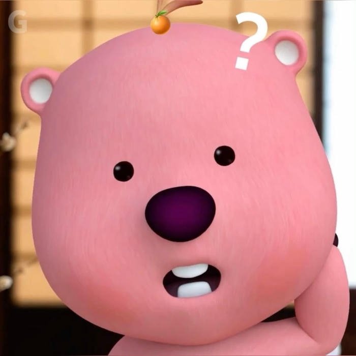 hình avatar loopy biểu cảm ngơ ngác