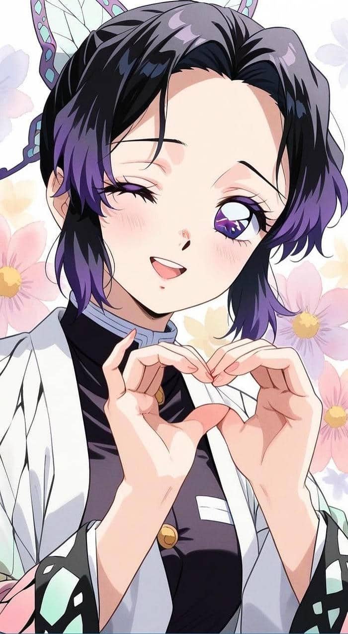 hình avatar shinobu gương mặt hiền hòa