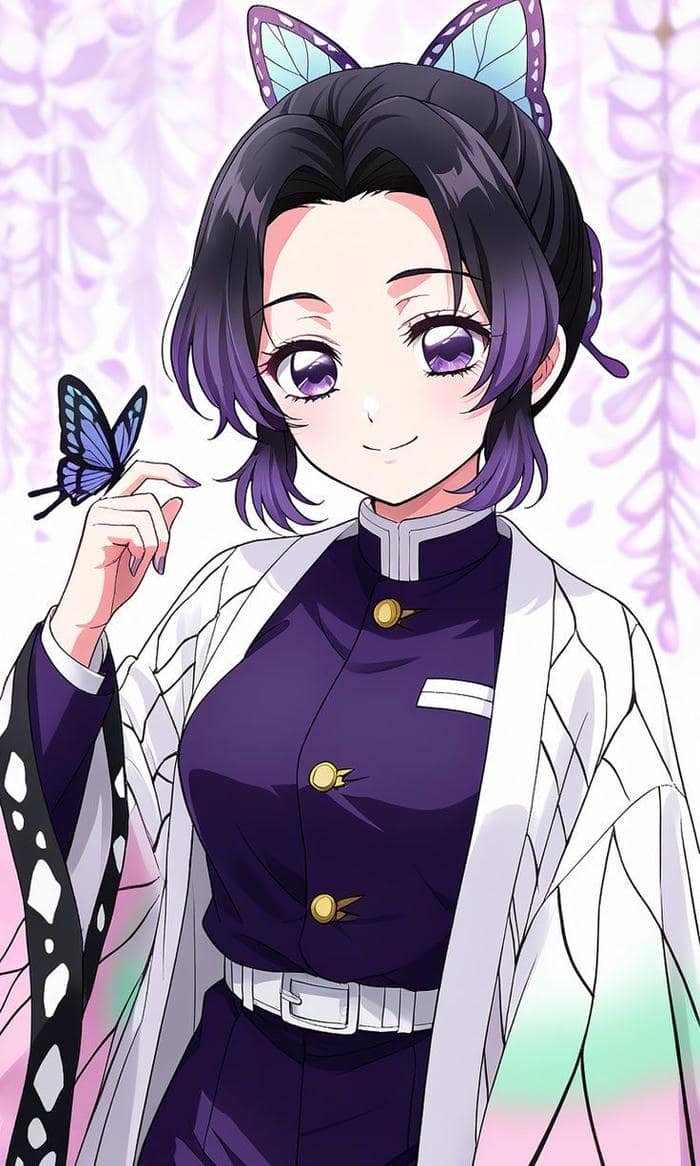 hình avatar shinobu phong thái thanh lịch
