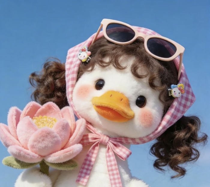 hình avatar vịt cute đẹp tối giản