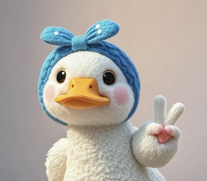 hình avatar vịt cute ngộ nghĩnh