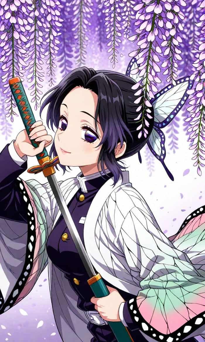 tấm ảnh avatar shinobu nét đẹp thanh thoát