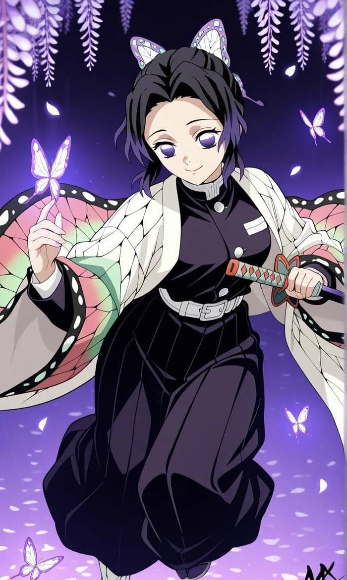 tấm ảnh avatar shinobu phong cách anime