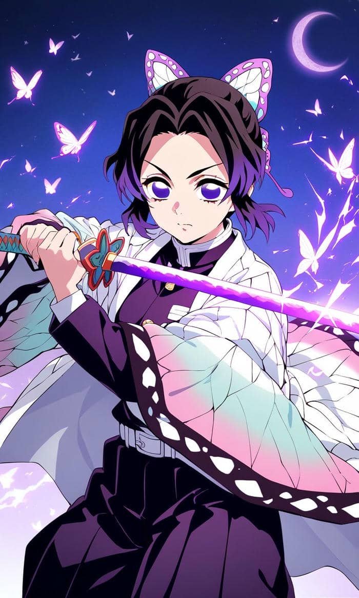 tấm ảnh avatar shinobu phong thái cuốn hút