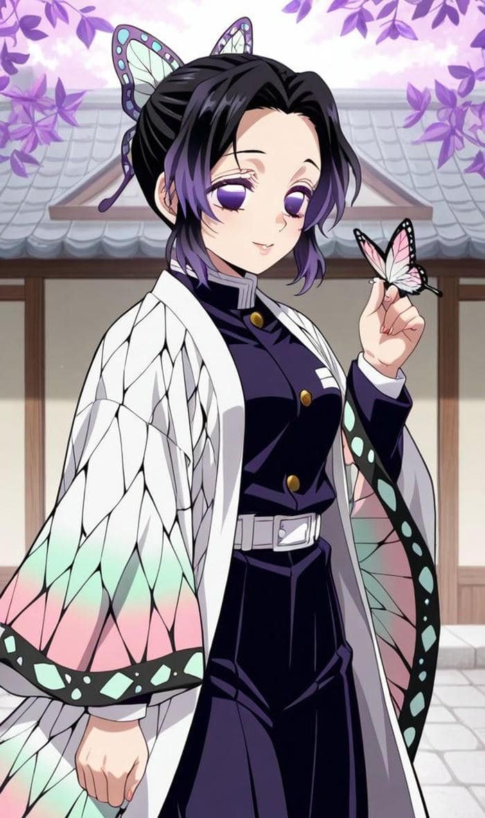 tấm ảnh avatar shinobu thần thái điềm tĩnh