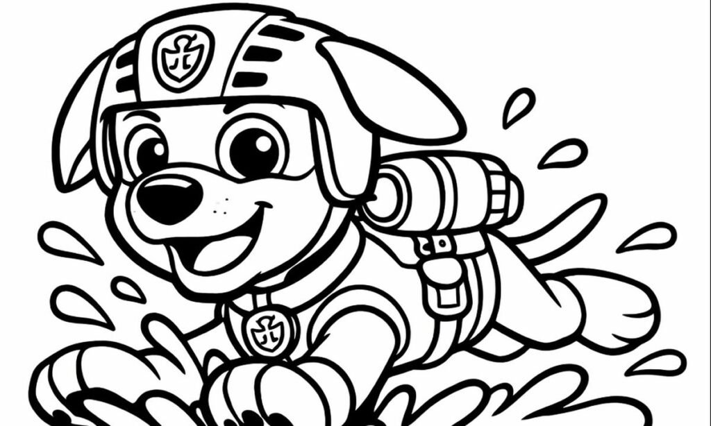 tranh tô màu paw patrol thumbnail