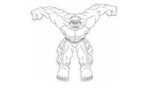 tranh tô màu siêu nhân hulk thumbnail