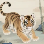 tranh vẽ con hổ thumbnail
