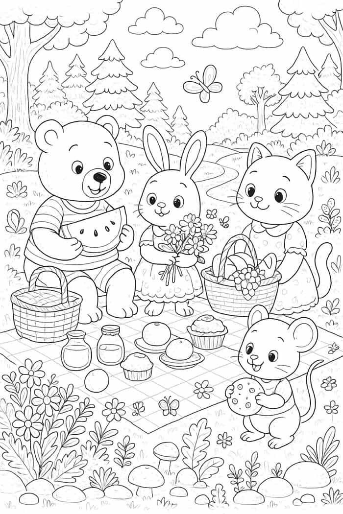 Ảnh con vật sống trong rừng ăn uống.