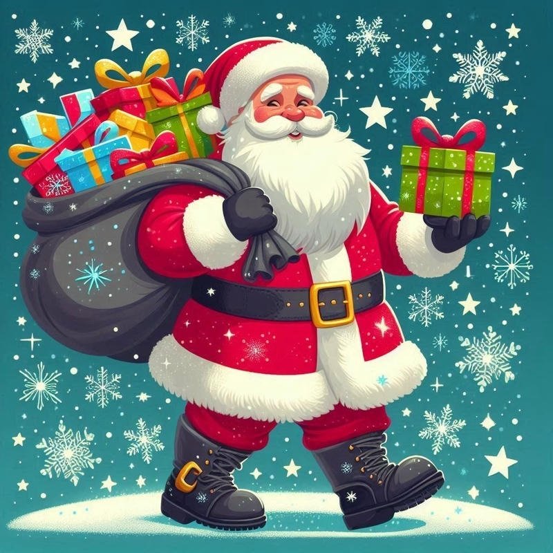 Avatar ông già Noel mang không khí lễ hội cuối năm