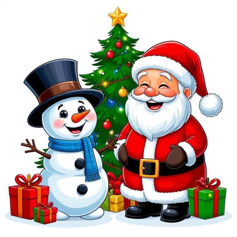 Avatar ông già Noel tạo cảm giác vui tươi lễ hội