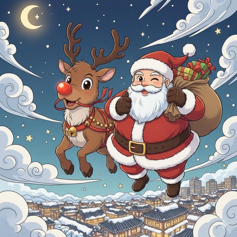 Avatar ông già Noel với nụ cười hiền hậu