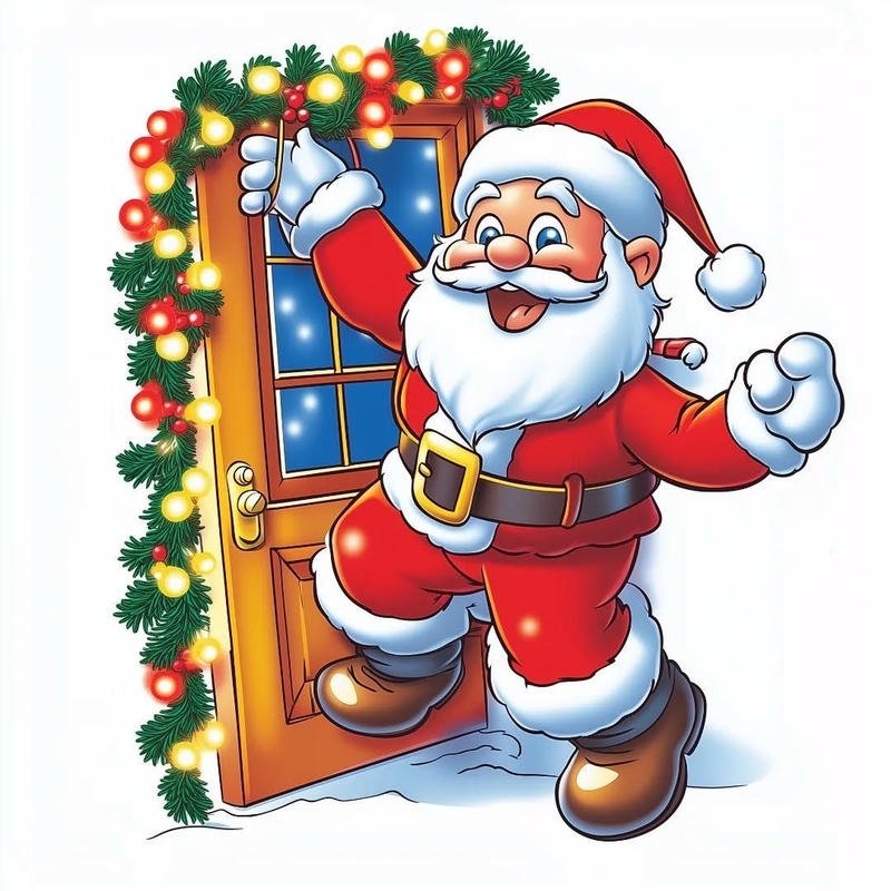 Avatar ông già Noel với nụ cười rạng rỡ