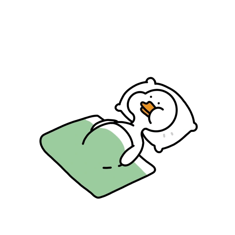 Couple sticker ngủ ngon cùng biểu cảm yêu thương cute
