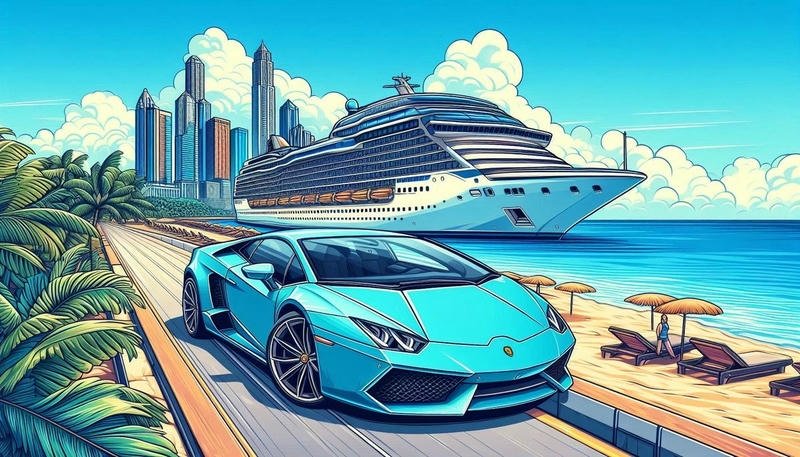 Góc chụp ô tô với bố cục hài hòa cân đối
