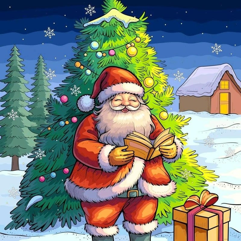 Gương mặt ông già Noel hiền hậu làm ảnh đại diện