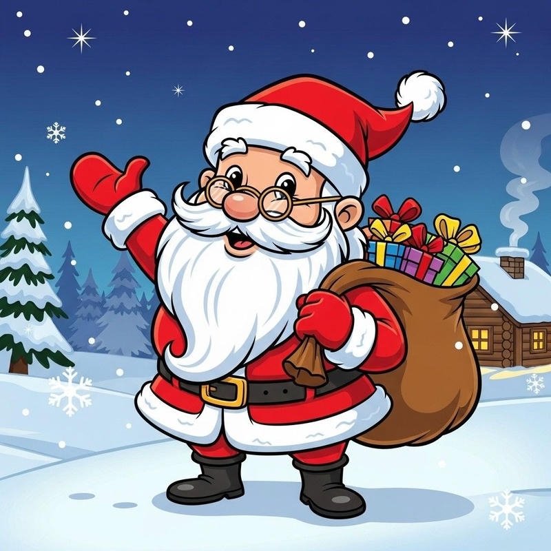 Gương mặt ông già Noel phúc hậu làm ảnh đại diện