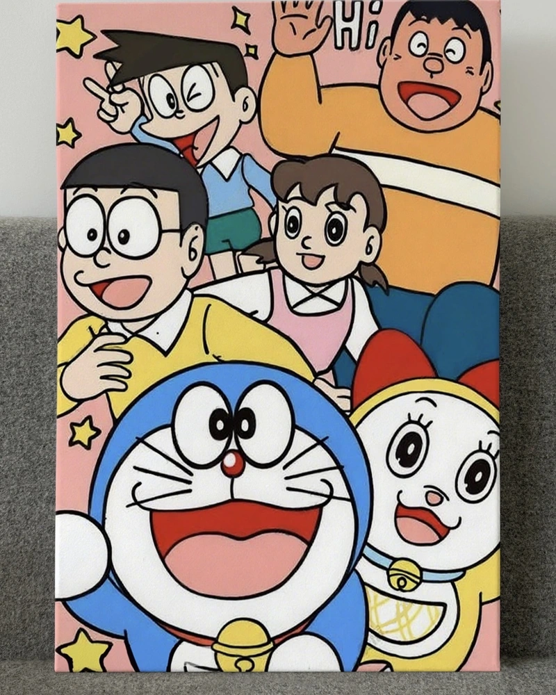 Hình Doraemon cùng tạo hình hoạt hình sinh động