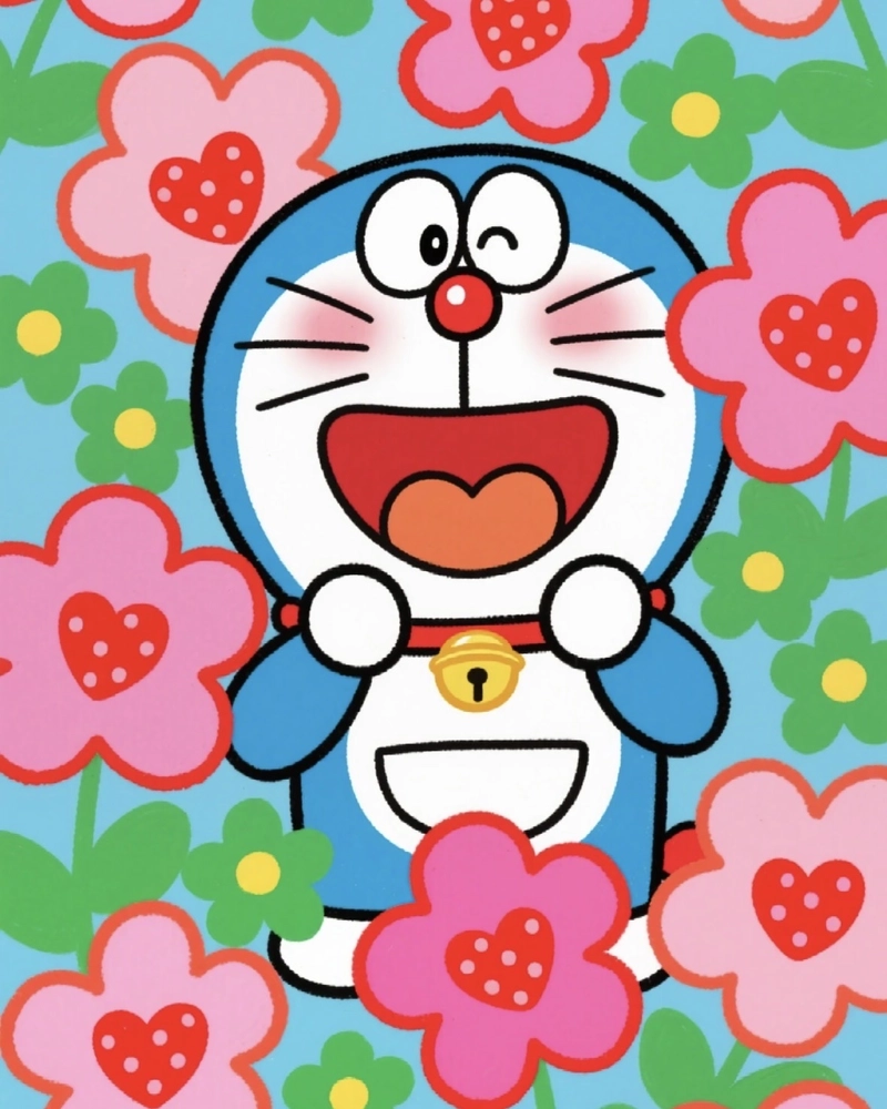 Hình Doraemon mang vẻ đáng yêu đầy thân thiện
