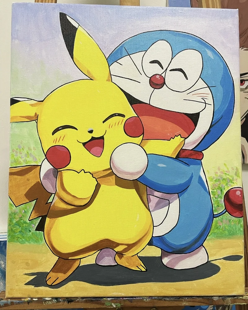 Hình ảnh Doraemon với biểu cảm dễ thương vui vẻ