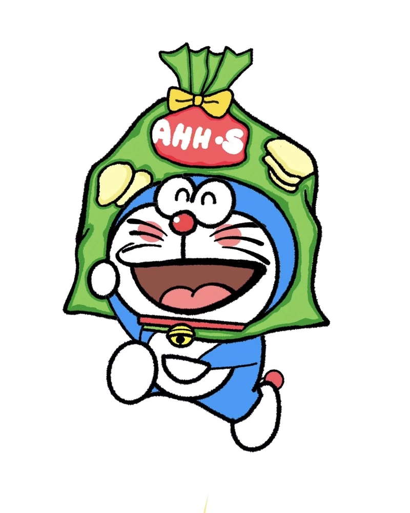 Hình ảnh Doraemon với phong cách ngộ nghĩnh đáng yêu