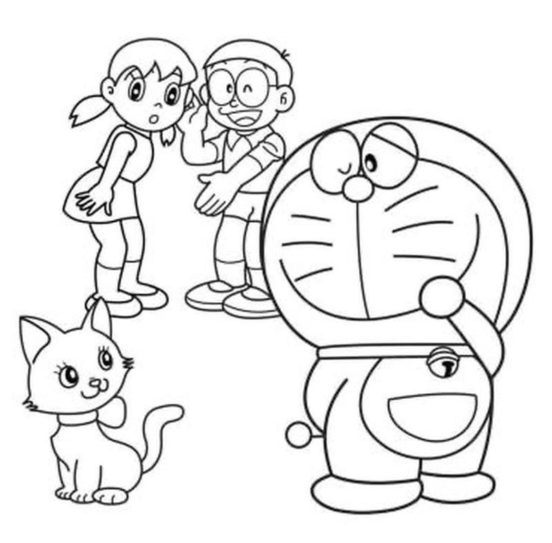 Hình ảnh Nobita mỉm cười phong cách hoạt hình