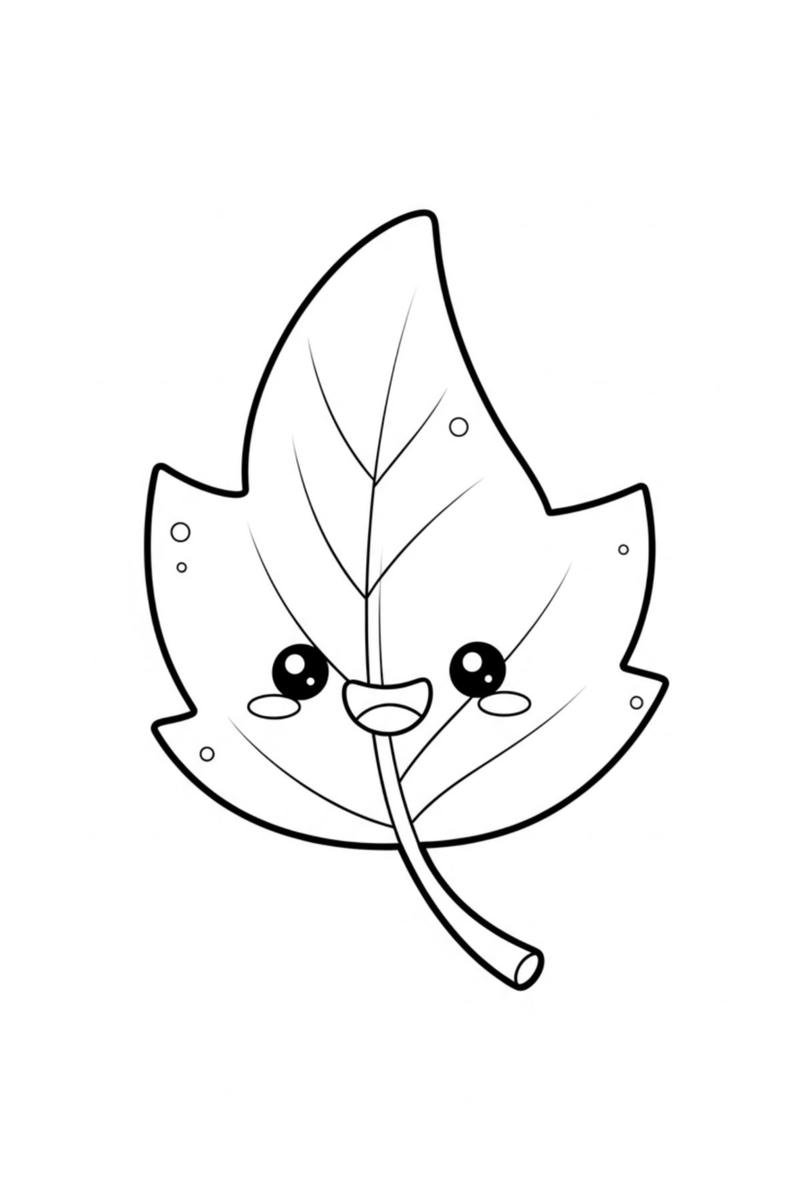 Hình lá cây rơi nhẹ trên nền trắng