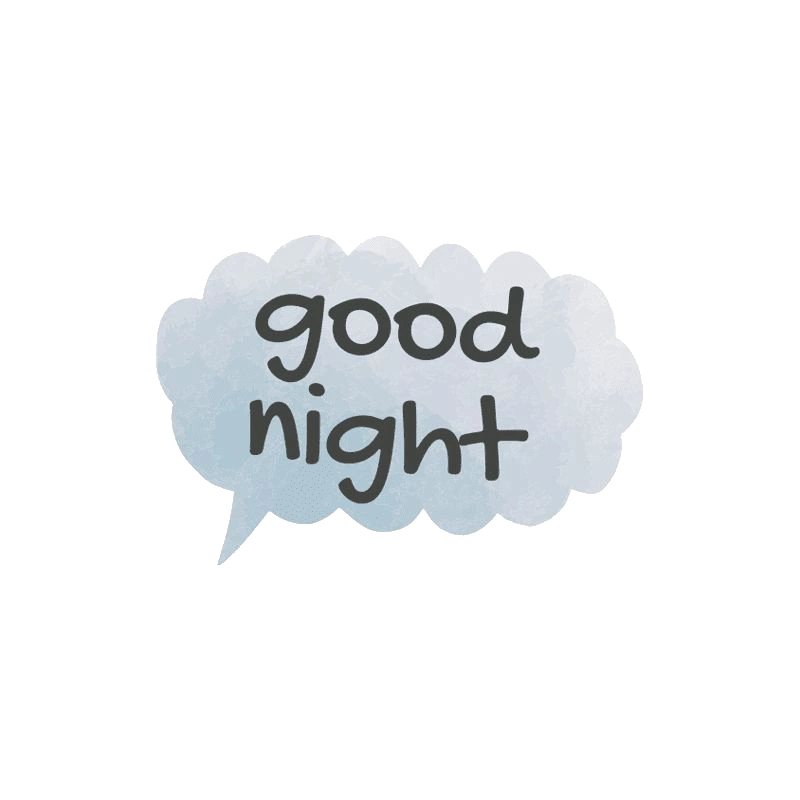 Hình sticker ngủ ngon hợp dùng reply tin nhắn buổi tối