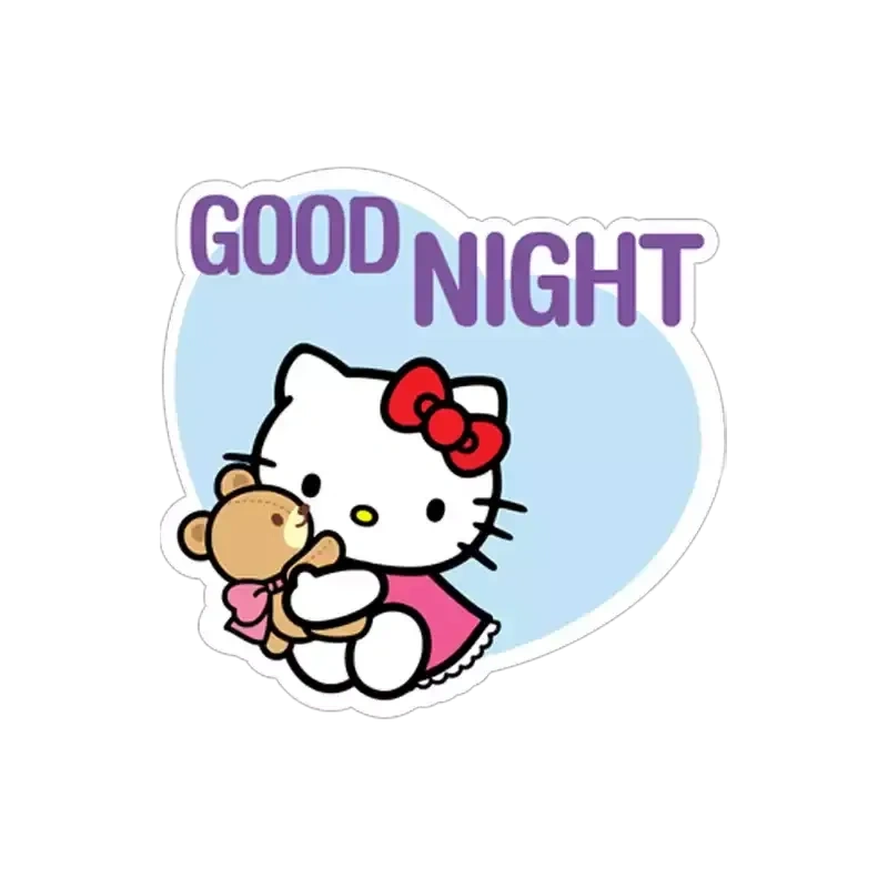 Mèo sticker ngủ ngon cùng khuôn mặt sleepy đáng yêu