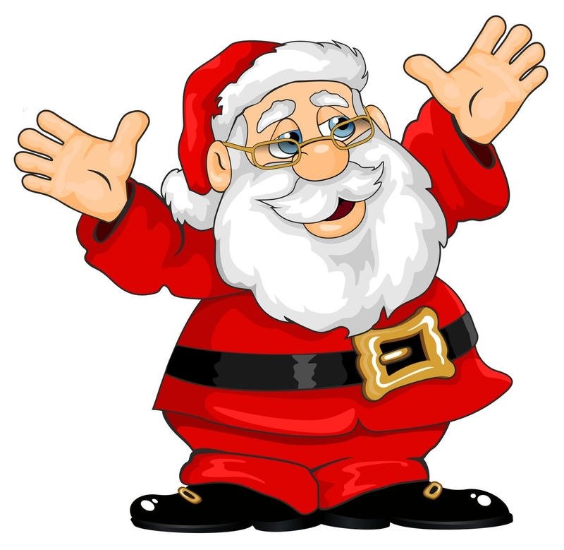 Ông già Noel cười hiền với khuôn mặt tròn làm avatar