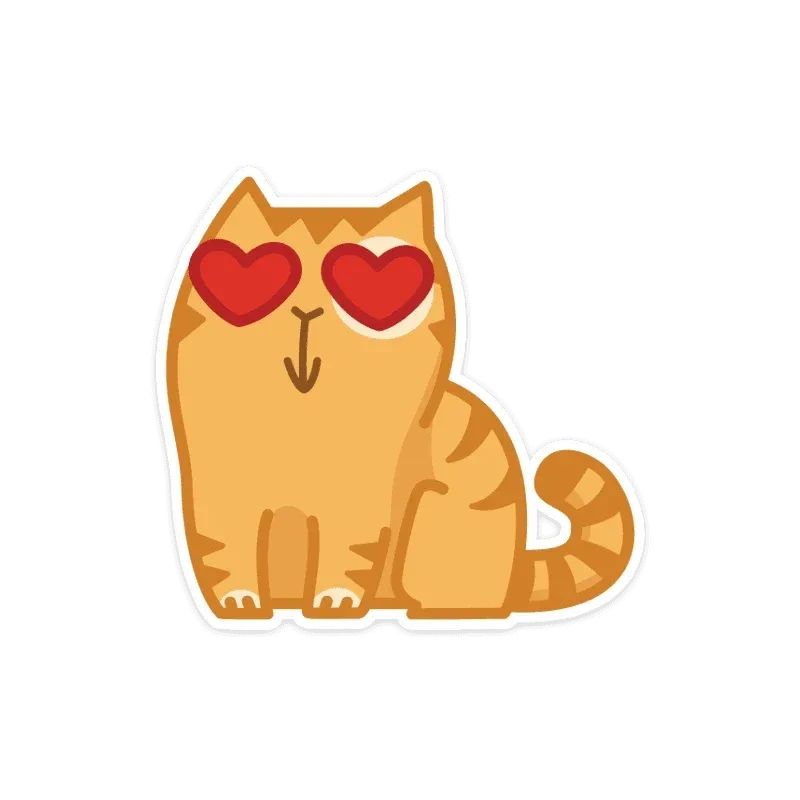 Sticker dễ thương cùng tạo hình hoạt hình ngộ nghĩnh