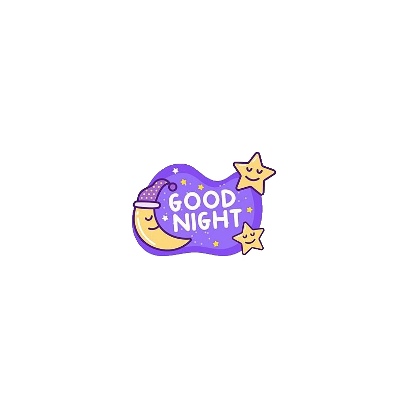 Sticker ngủ ngon hợp dùng nhắn tin cuối ngày nhanh