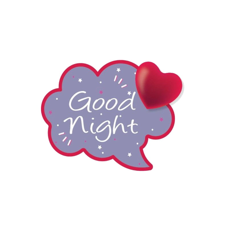 Sticker ngủ ngon hợp gửi crush trước khi đi ngủ