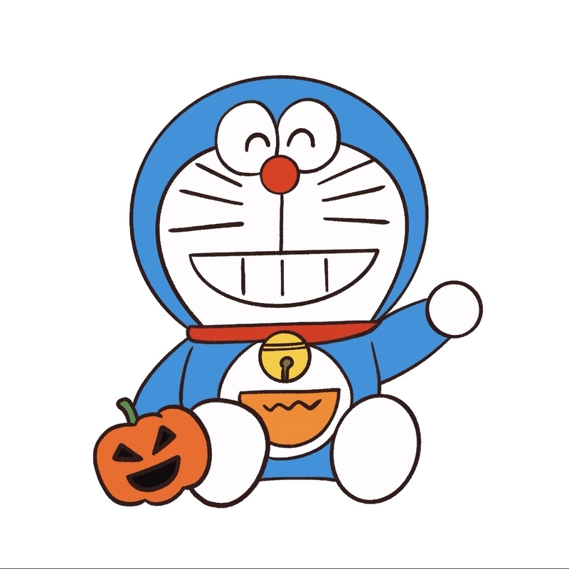 Tranh vẽ Doraemon cùng gương mặt rạng rỡ quen thuộc