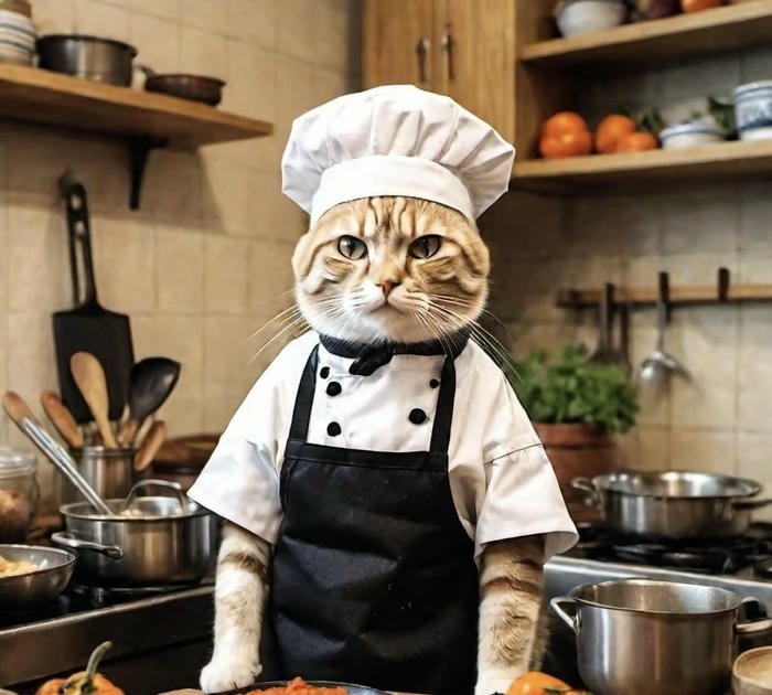avatar nấu ăn phong cách cute