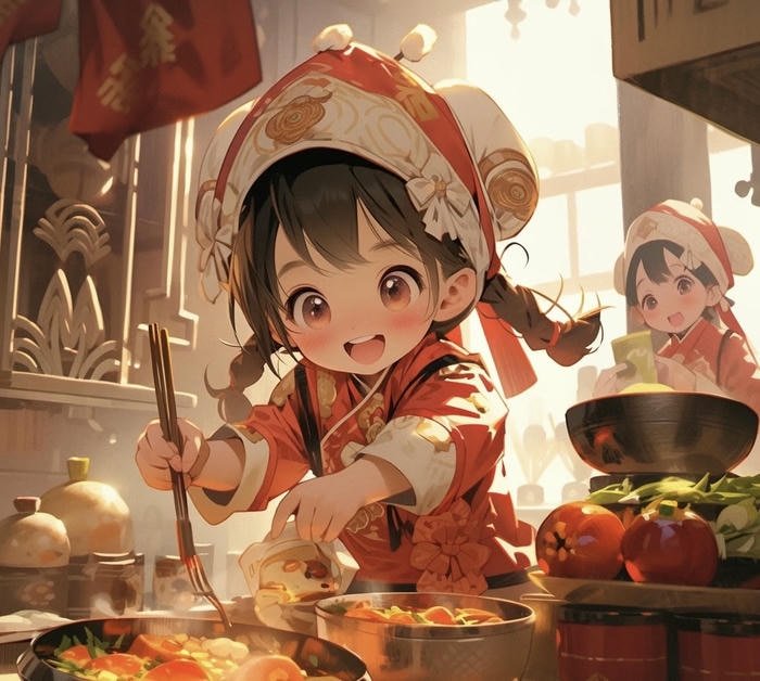 avatar nấu ăn phong cách đẹp
