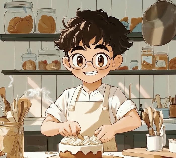 hình ảnh avatar nấu ăn chibi