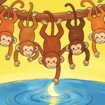 tranh vẽ con khỉ thumbnail