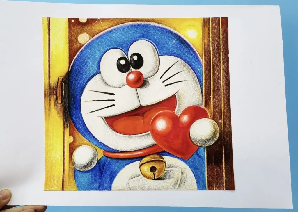 tranh vẽ doraemon thumbnail
