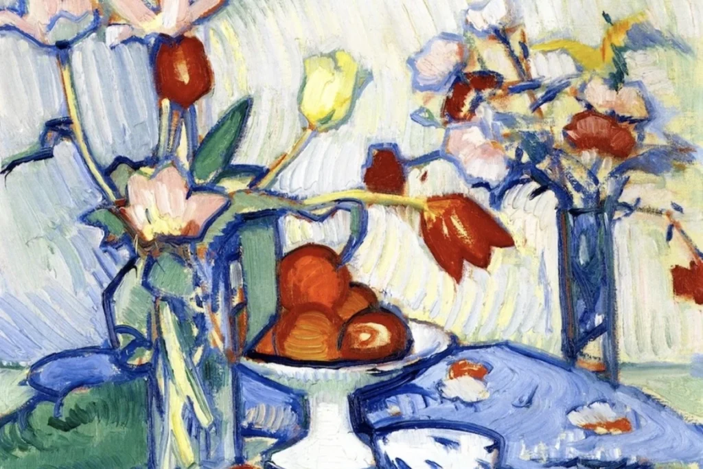 vẽ tranh tĩnh vật hoa tulip thumbnail