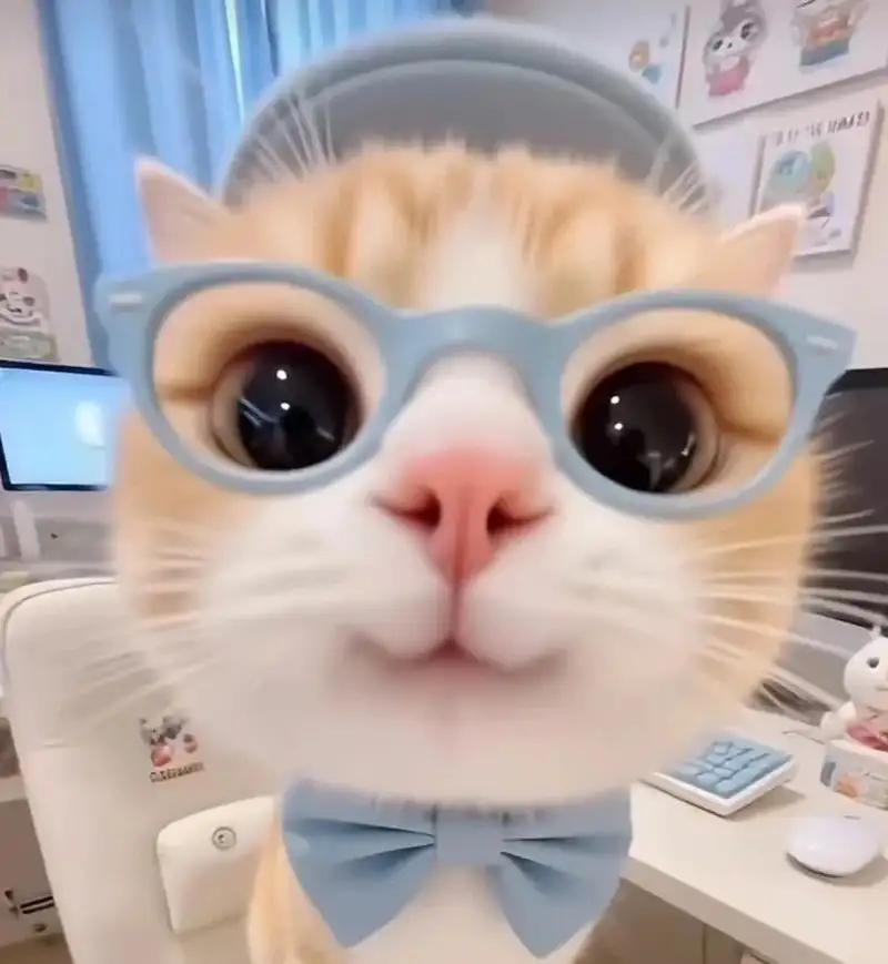 avatar mèo vô tri chất ngầu cực nổi bật