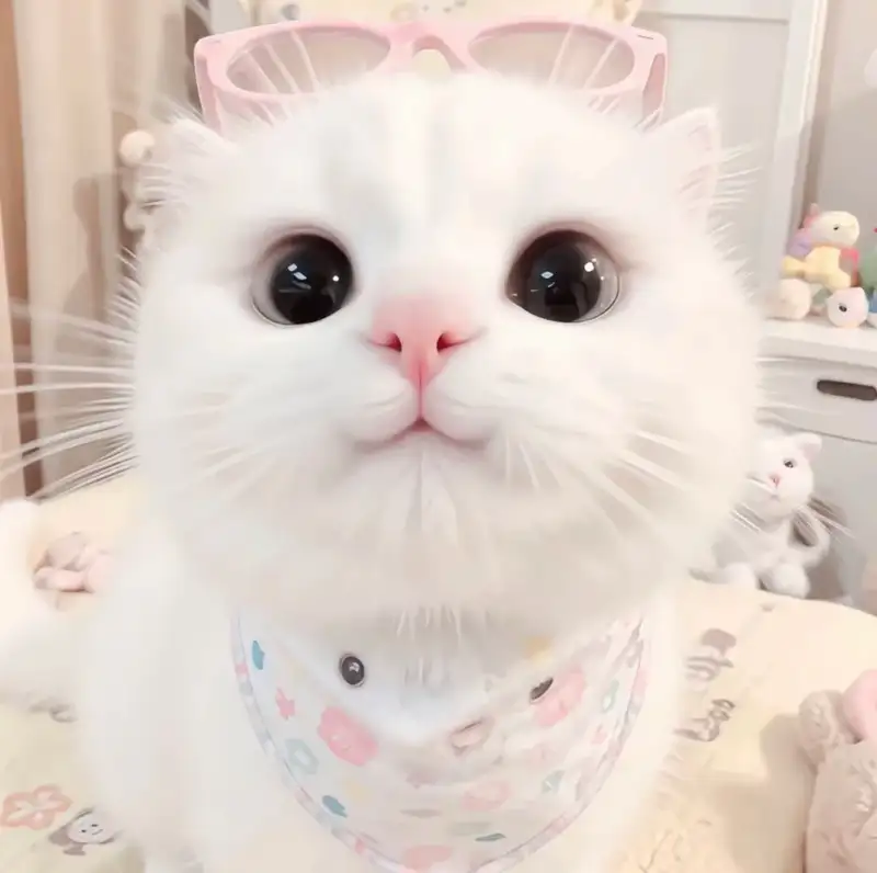 avatar mèo vô tri dễ thương cho hồ sơ cá nhân