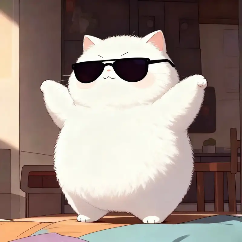 avatar mèo vô tri ngầu phong cách meme